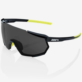 100% Racetrap 3.0 glasses - Gloss Black Smoke