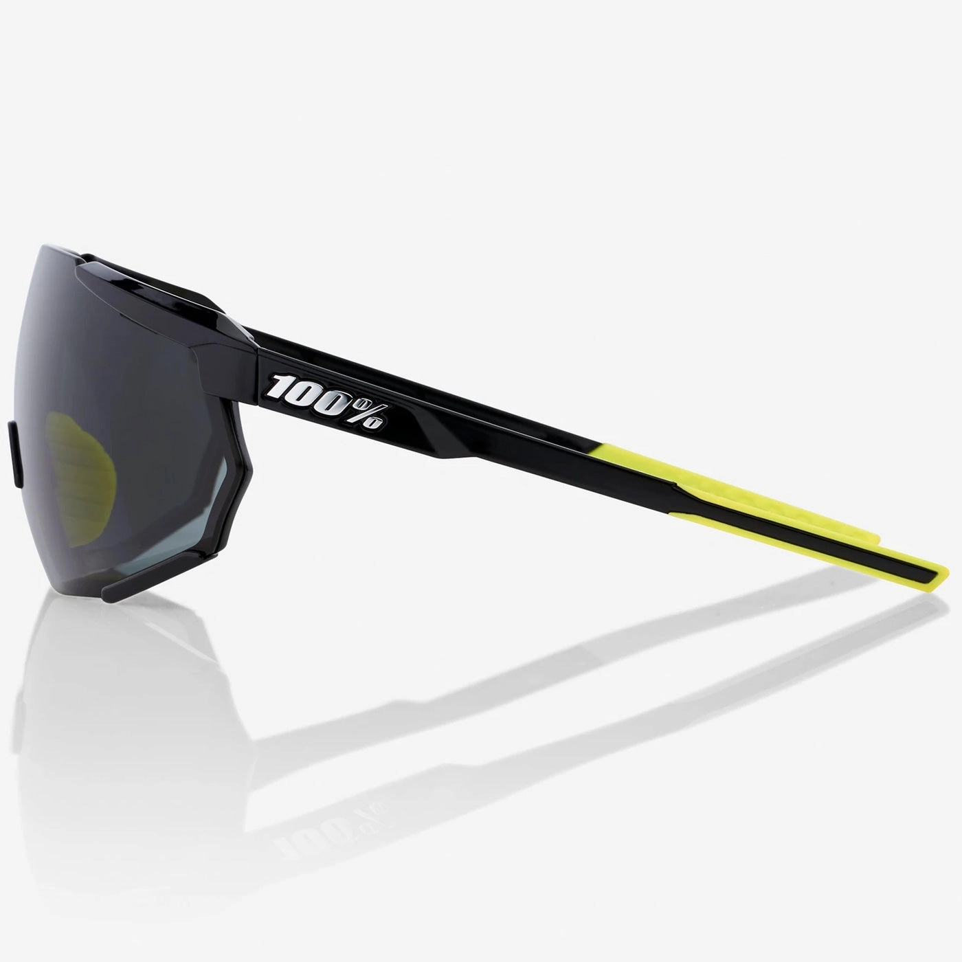 100% Racetrap 3.0 glasses - Gloss Black Smoke