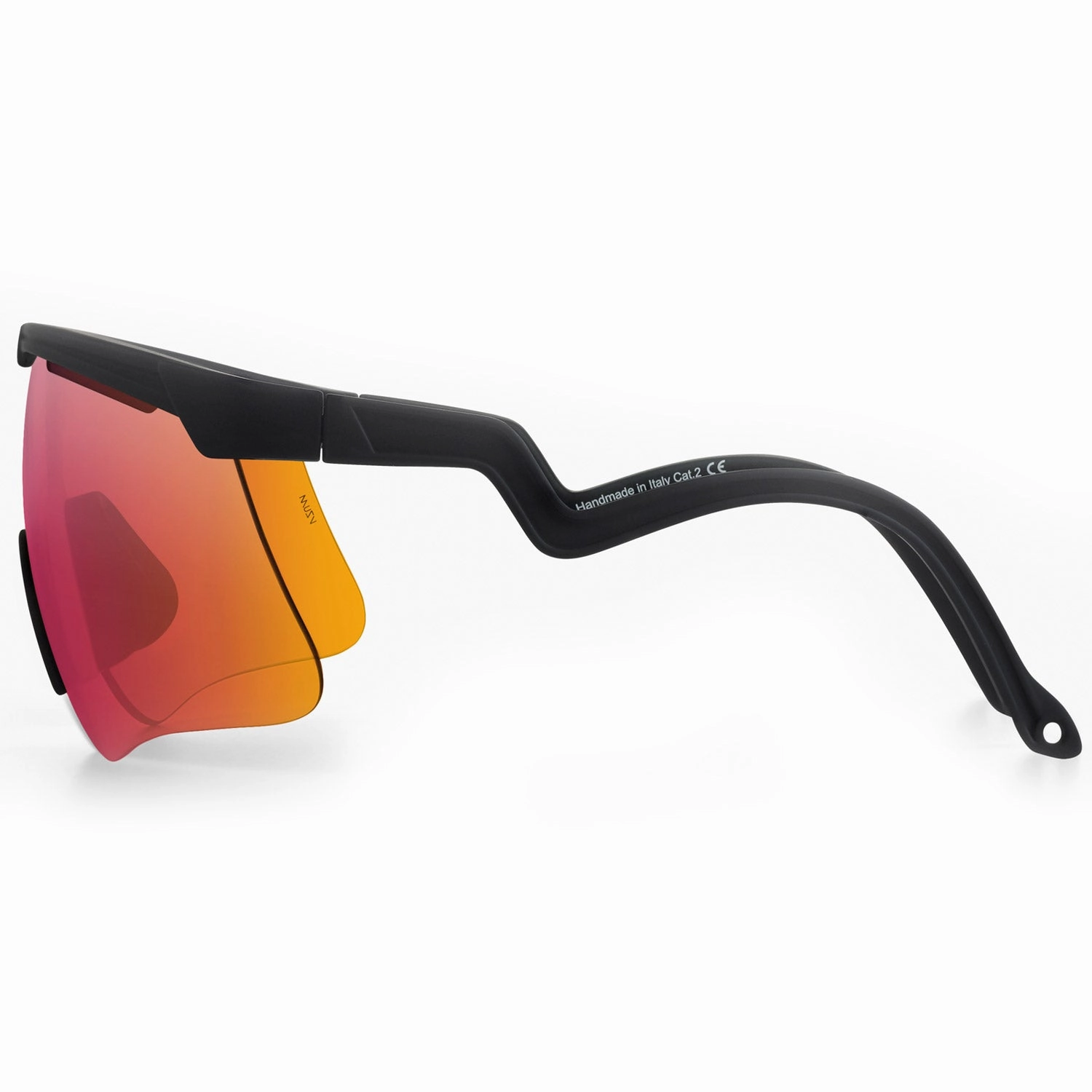 Alba Optics Delta Sunglasses - Blk Vzum ML Lava