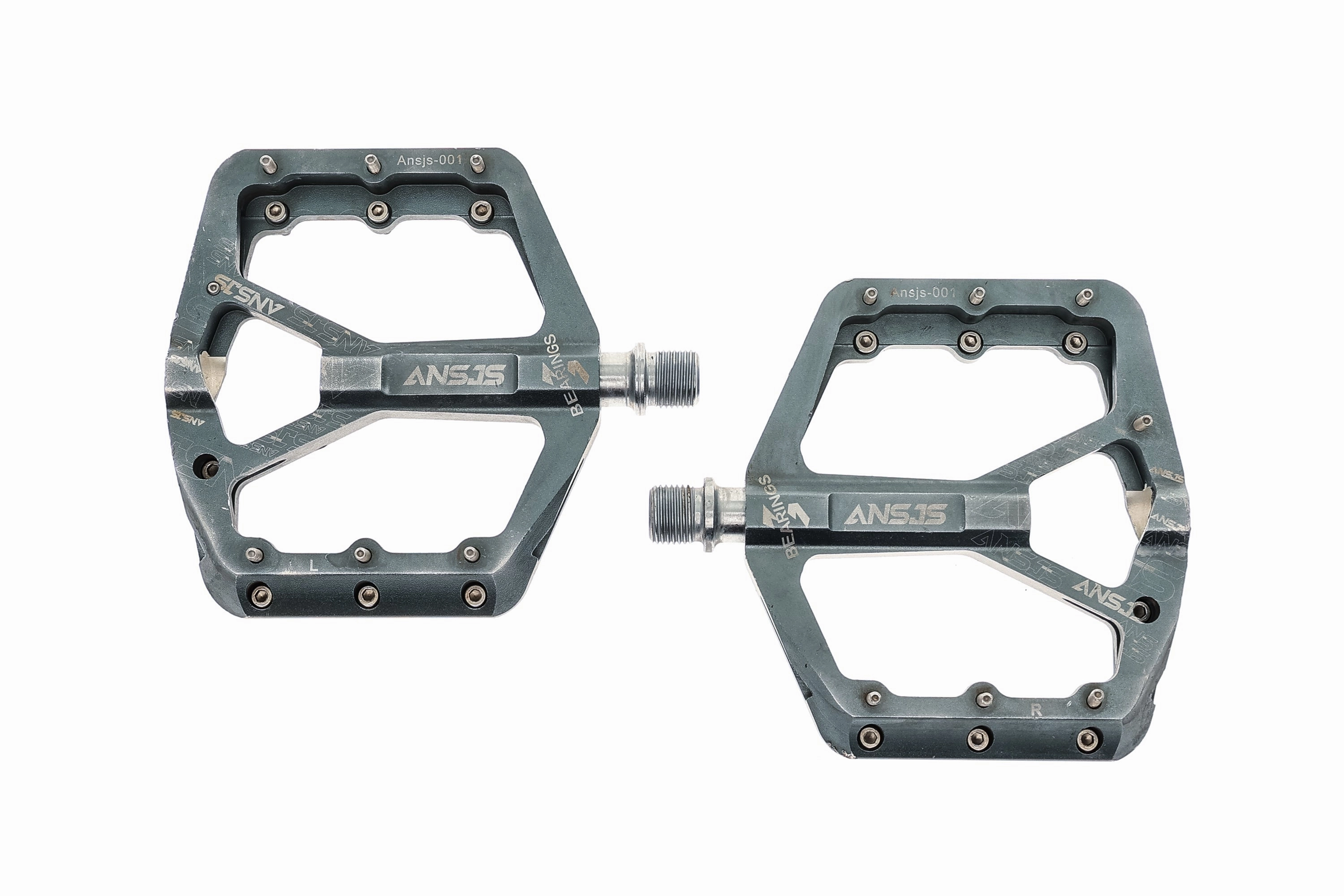 ANSJS Mountain Bike Pedals Platform Gray