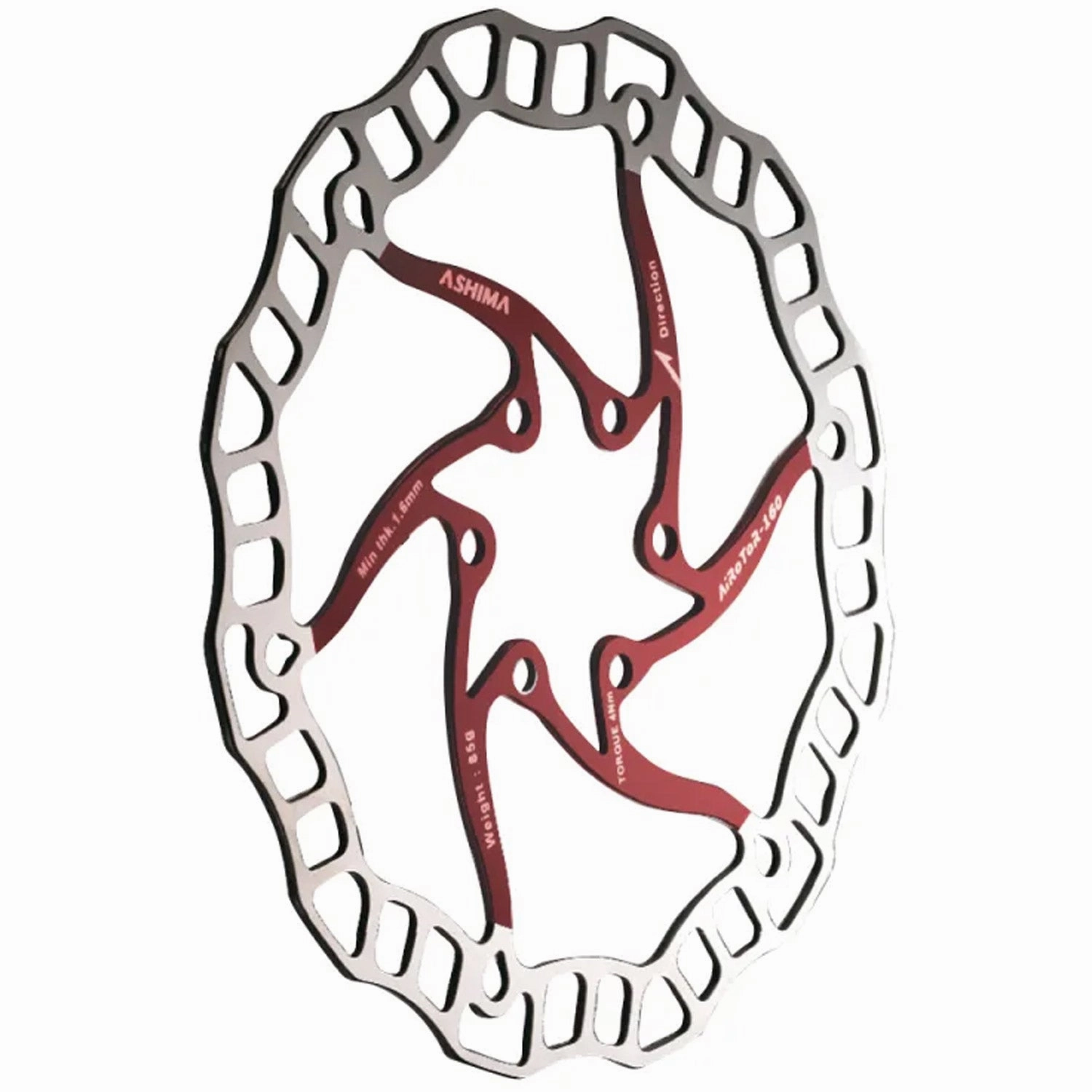 Ashima Aro 08 Red disc - 160mm