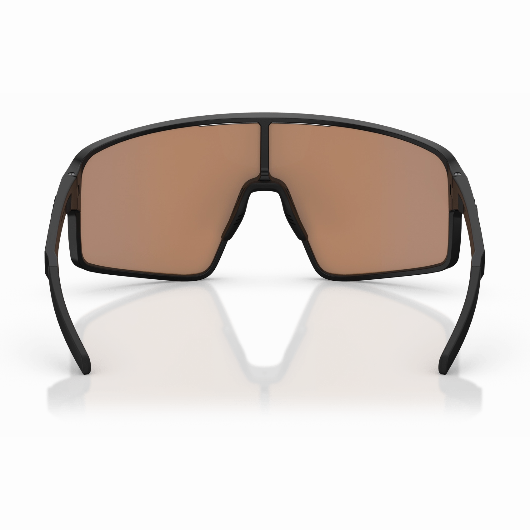 Bliz P001 sunglasses - Matt Black Coral-Orange Mirror Blue