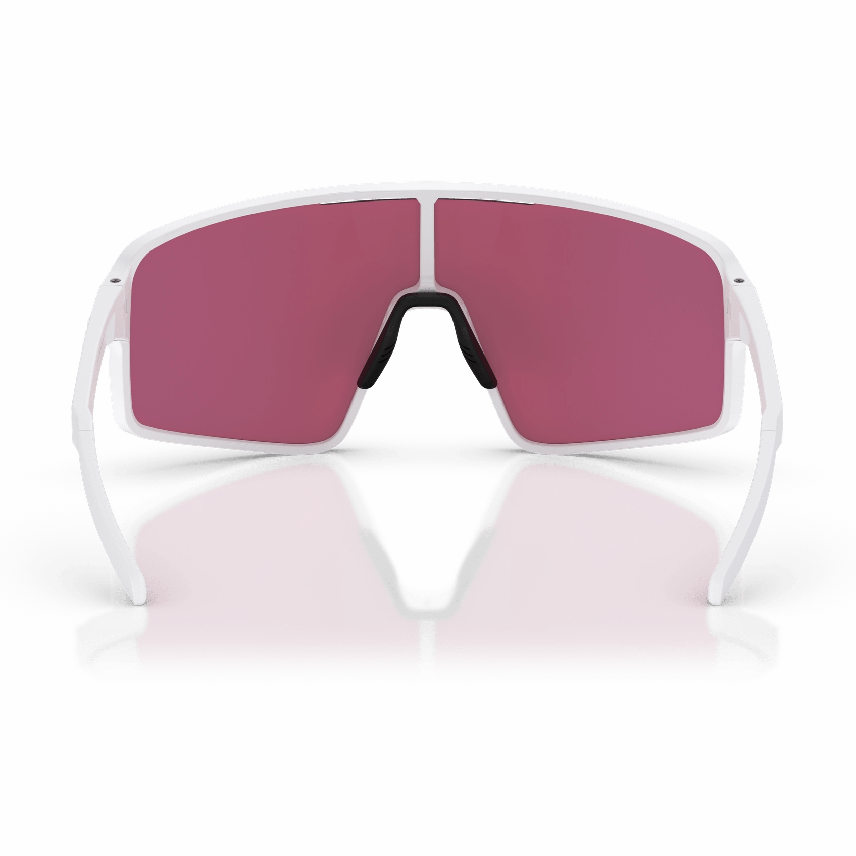 Bliz P001 sunglasses - Matt White Rose-Violet Mirror Blue
