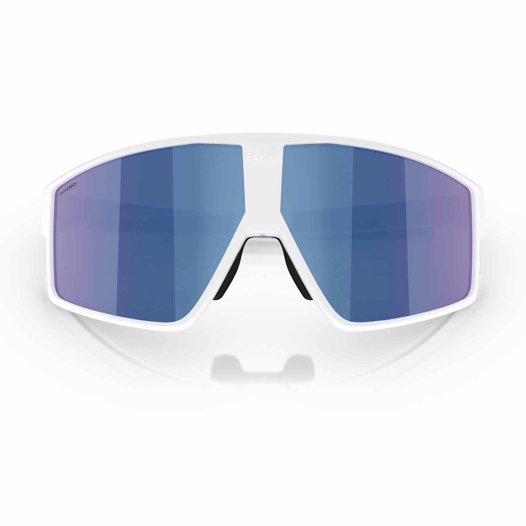 Bliz P002 sunglasses - Matt White Smoke W Blue Multi