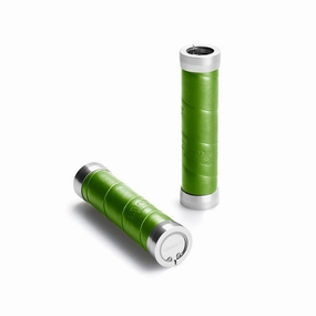 Brooks Slender Leather 130mm Grips - Green