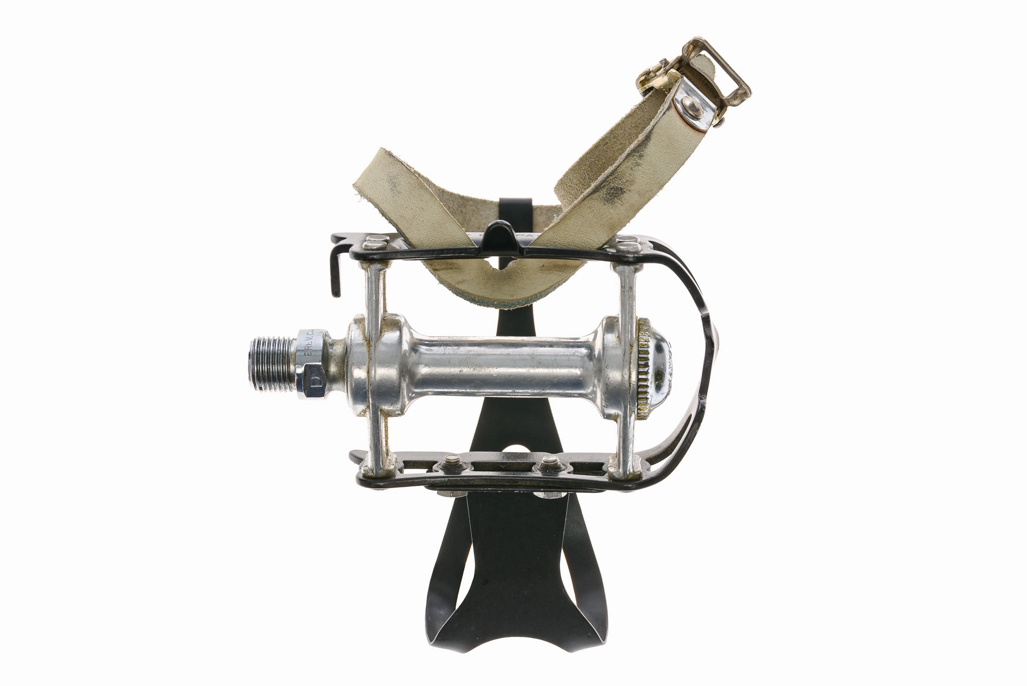 Campagnolo 4021 Super Record Strada Pedals Clip In Black/Silver