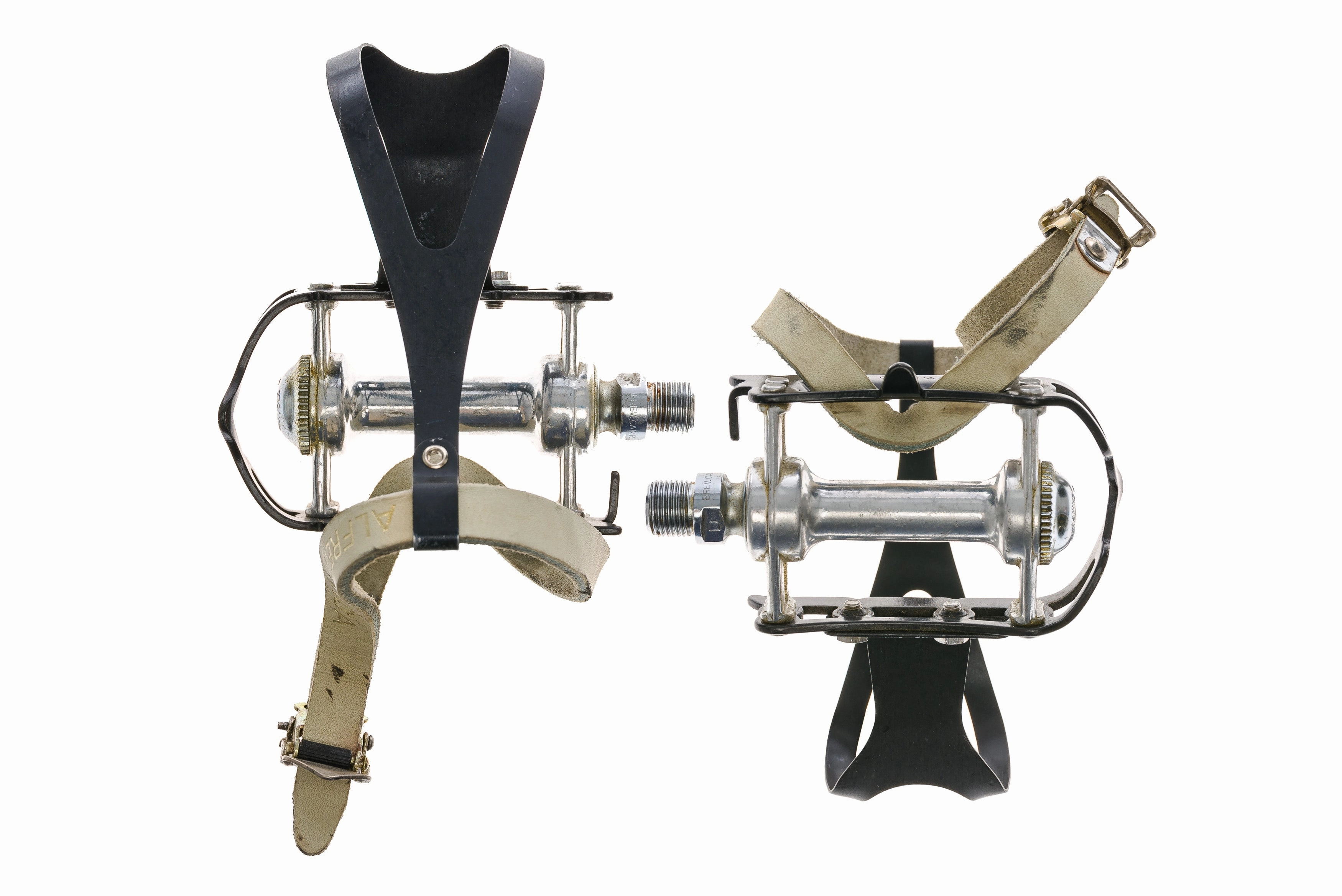 Campagnolo 4021 Super Record Strada Pedals Clip In Black/Silver