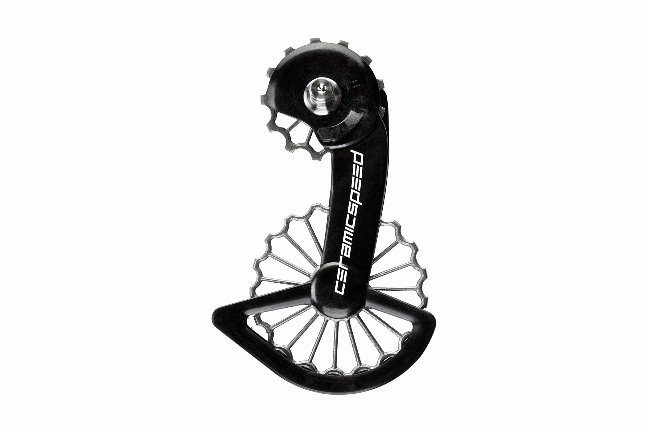 CeramicSpeed 3D Printed Titanium Oversized Pulley Wheel System Shimano Dura Ace 9250 and Ultegra 8150 Series Black