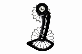 CeramicSpeed 3D Printed Titanium Oversized Pulley Wheel System SRAM Red/Force AXS Black