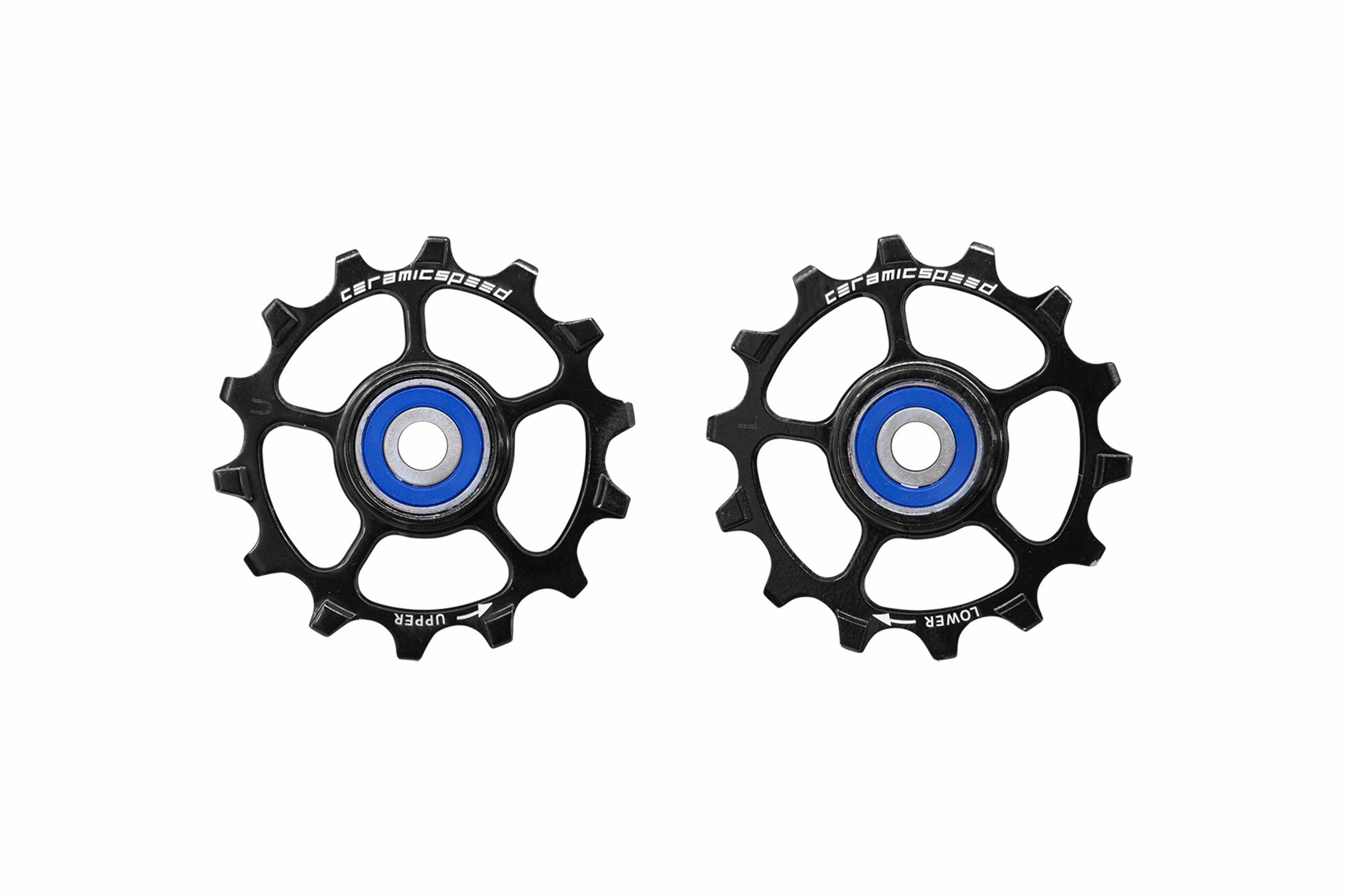 CeramicSpeed Coated Pulley Wheels SRAM Eagle & Eagle AXS 12 Speed NW Black
