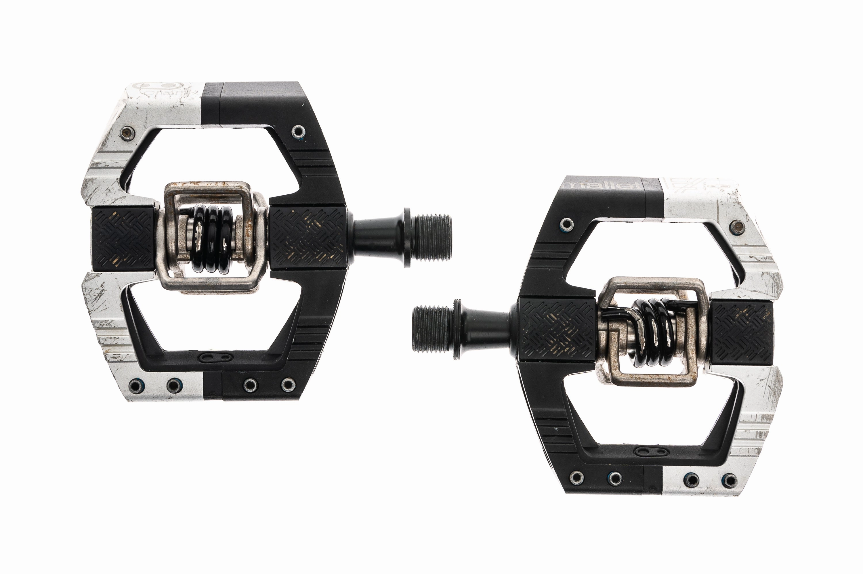 Crank Brothers Mallet E Long Spindle Pedals Clipless Black/Silver