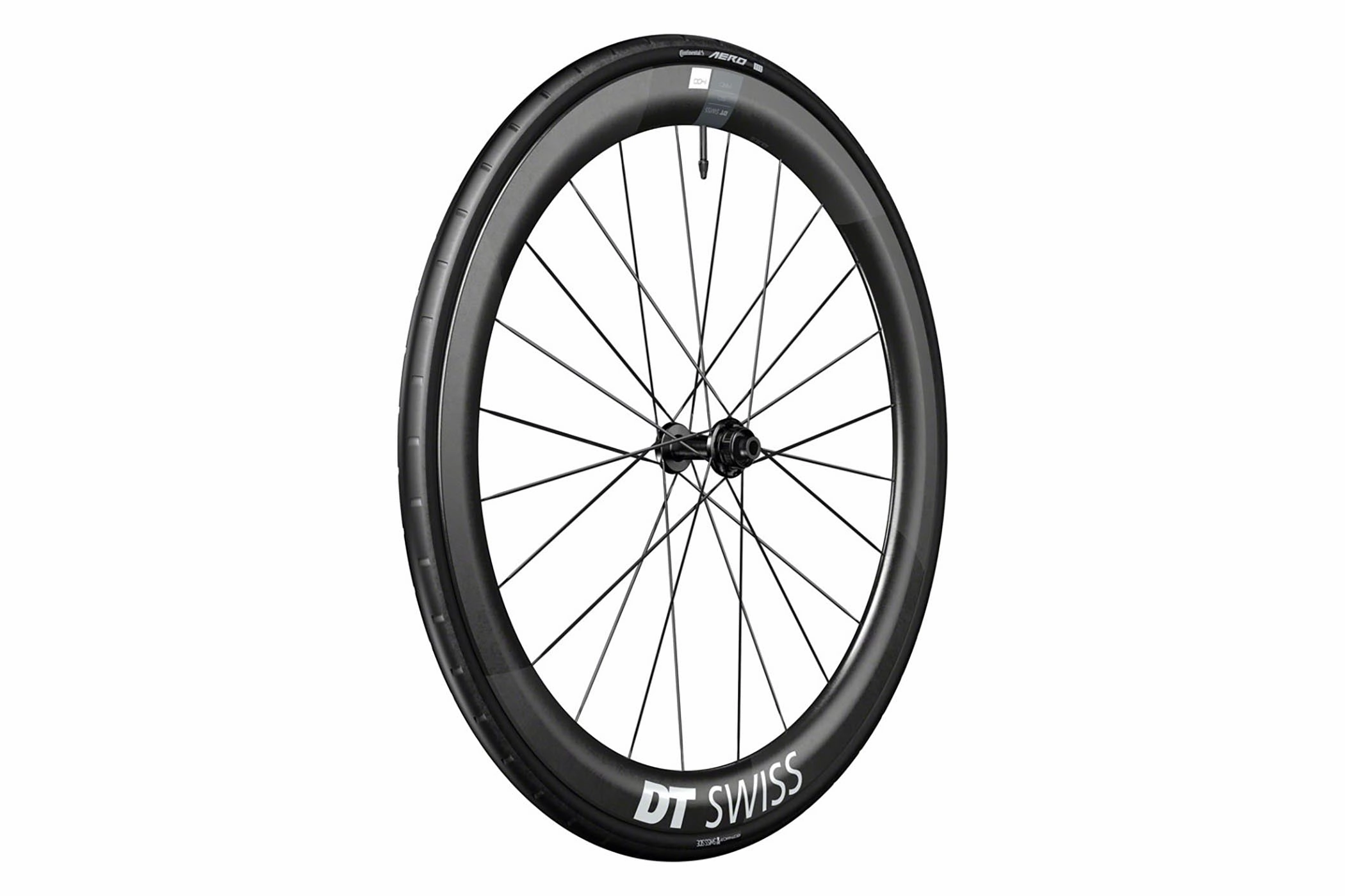 DT Swiss ARC 1400 DiCut 50 Carbon Tubeless 700C Front Wheel WTS w/Aero 111 Tire