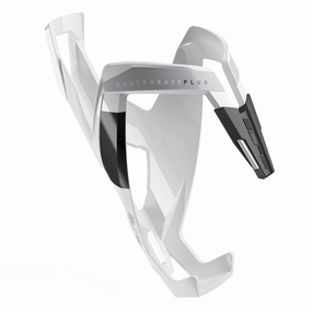 Elite Custom Race Plus Bottle Cage - White Black