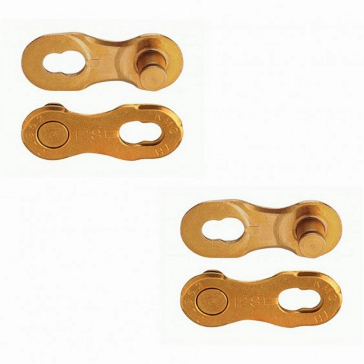 KMC MissingLink 12R Non Reusable - 2 Pieces - Gold