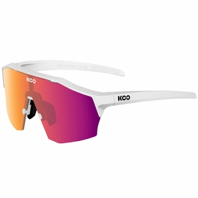 KOO Alibi sunglasses - White Matt Fuchsia Photo