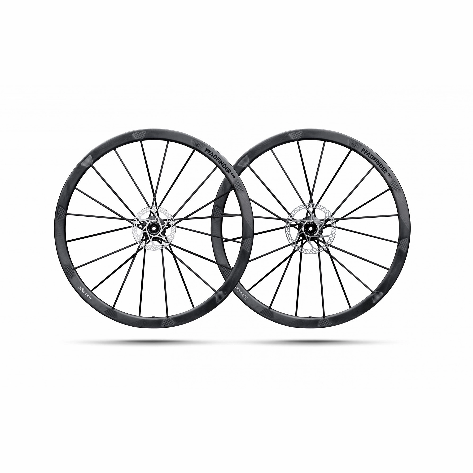 Lightweight Pfadfinder EVO Disc Gravel Tubeless Wheelset