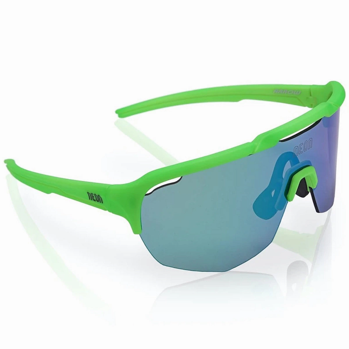 Neon Road sunglasses - Green Mirror Green