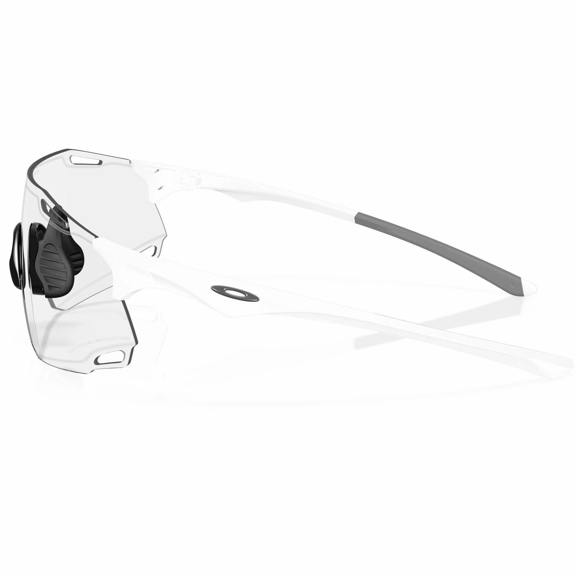 Oakley Cybr Dyno Glasses - Matte white iridium photochromic