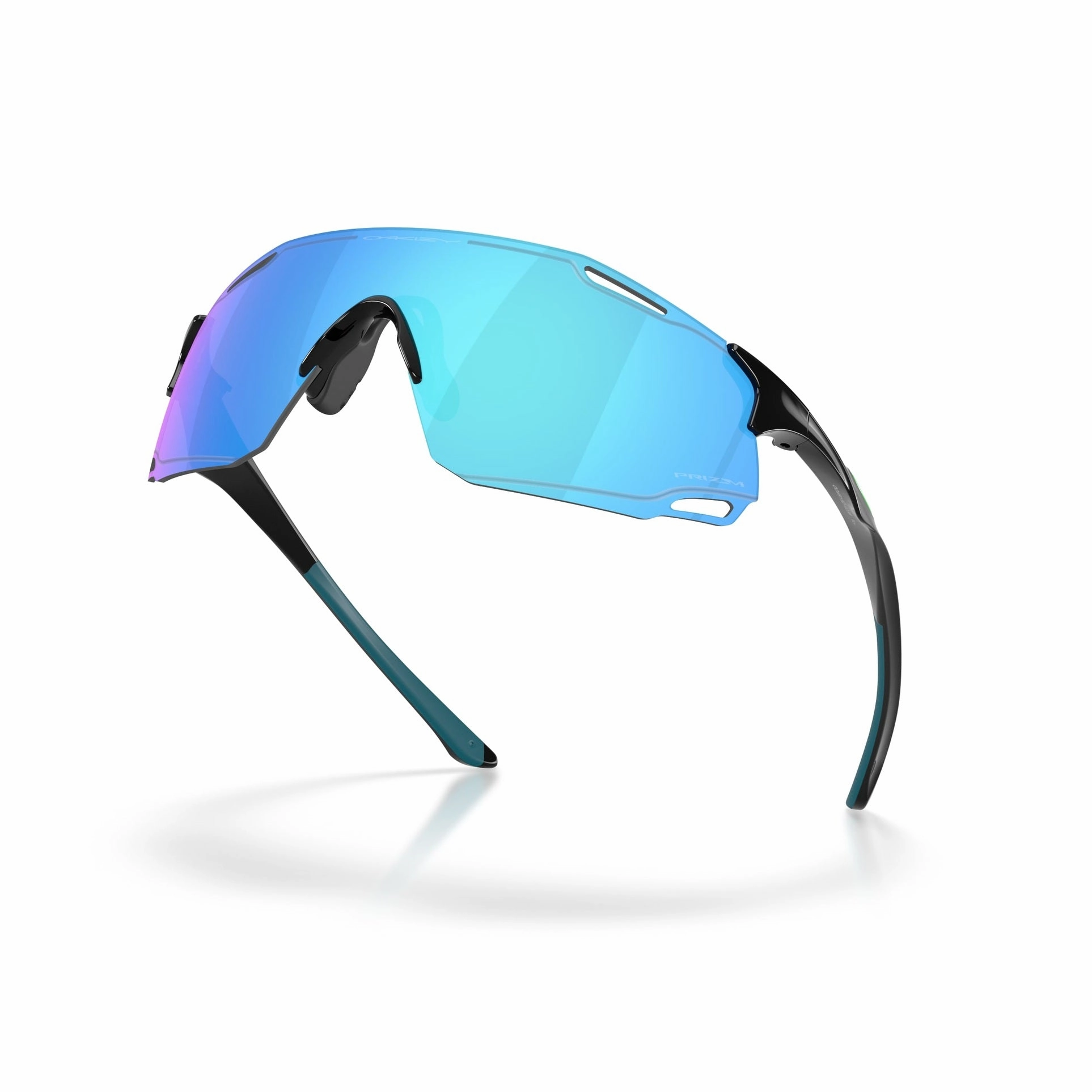 Oakley Cybr Zero glasses - Polished Black prizm sapphire