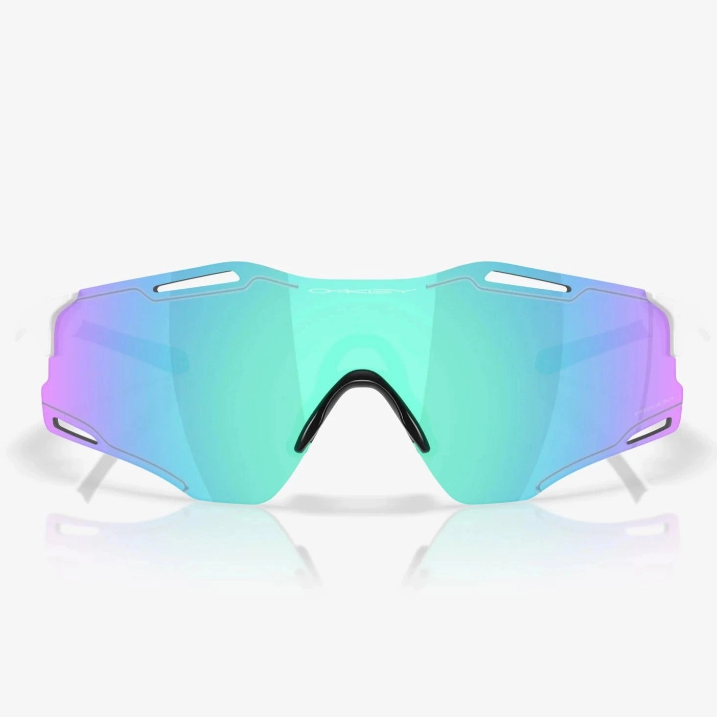 Oakley Cybr Zero glasses - Polished white prizm sapphire