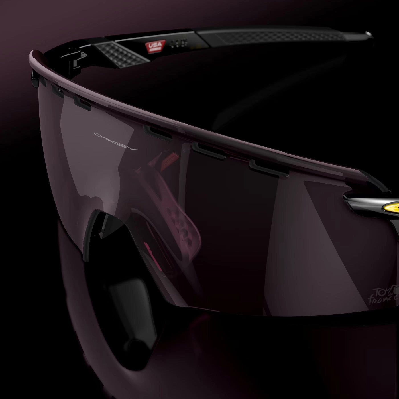 Oakley Encoder Strike Vented Tour de France sunglasses - Black Ink Prizm Road