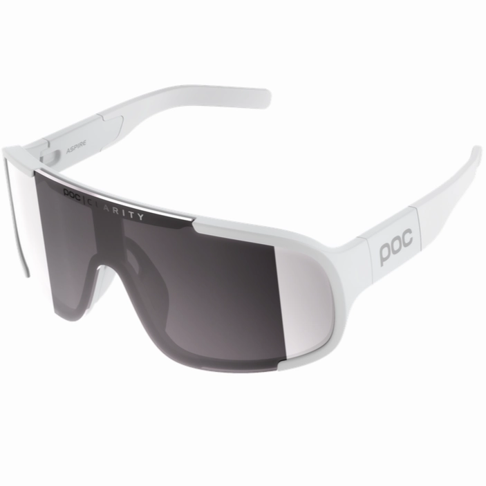 Poc Aspire glasses - Hydrogen White Clarity Road Sunny Silver