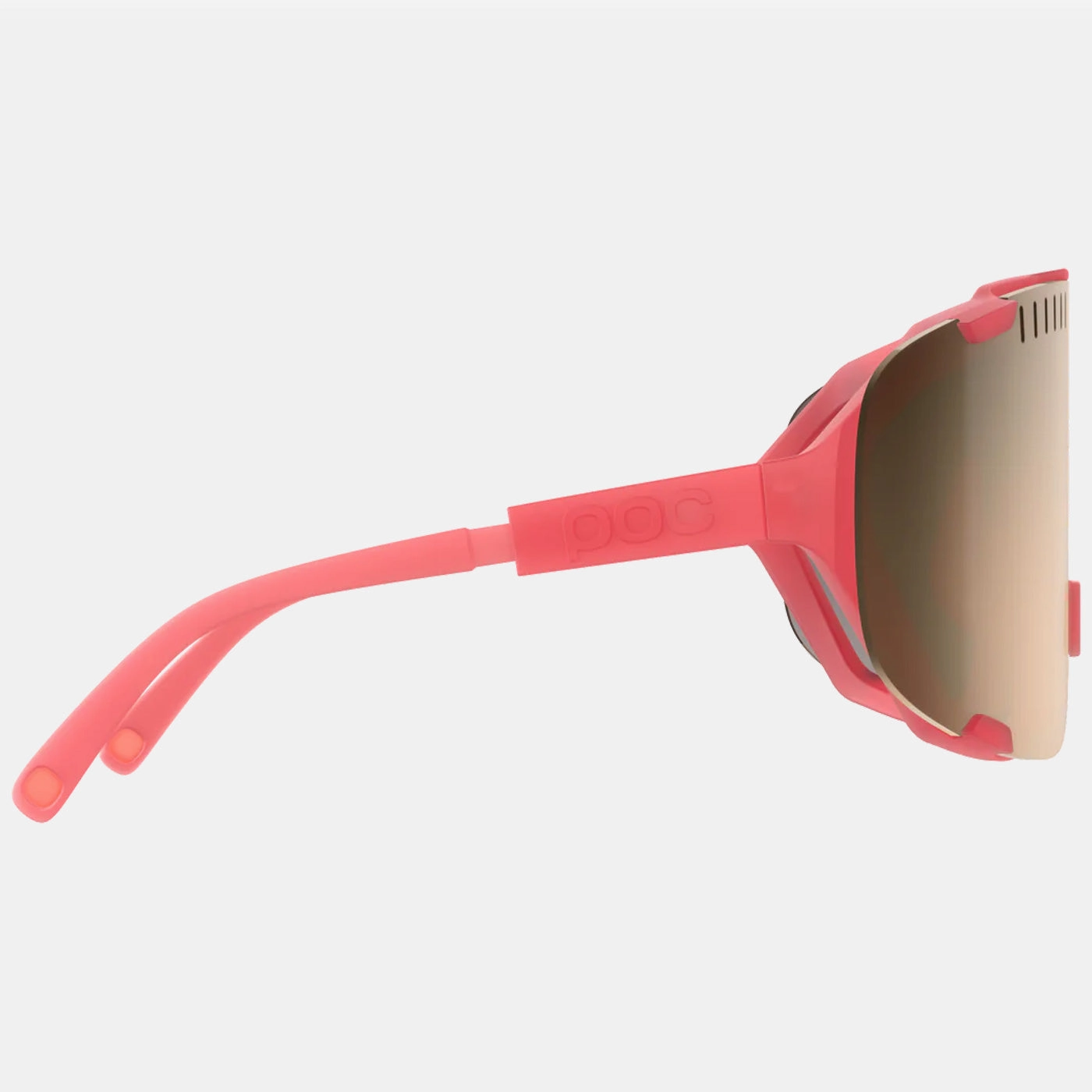 Poc Devour glasses - Ammolite Coral Brown/Silver Mirror