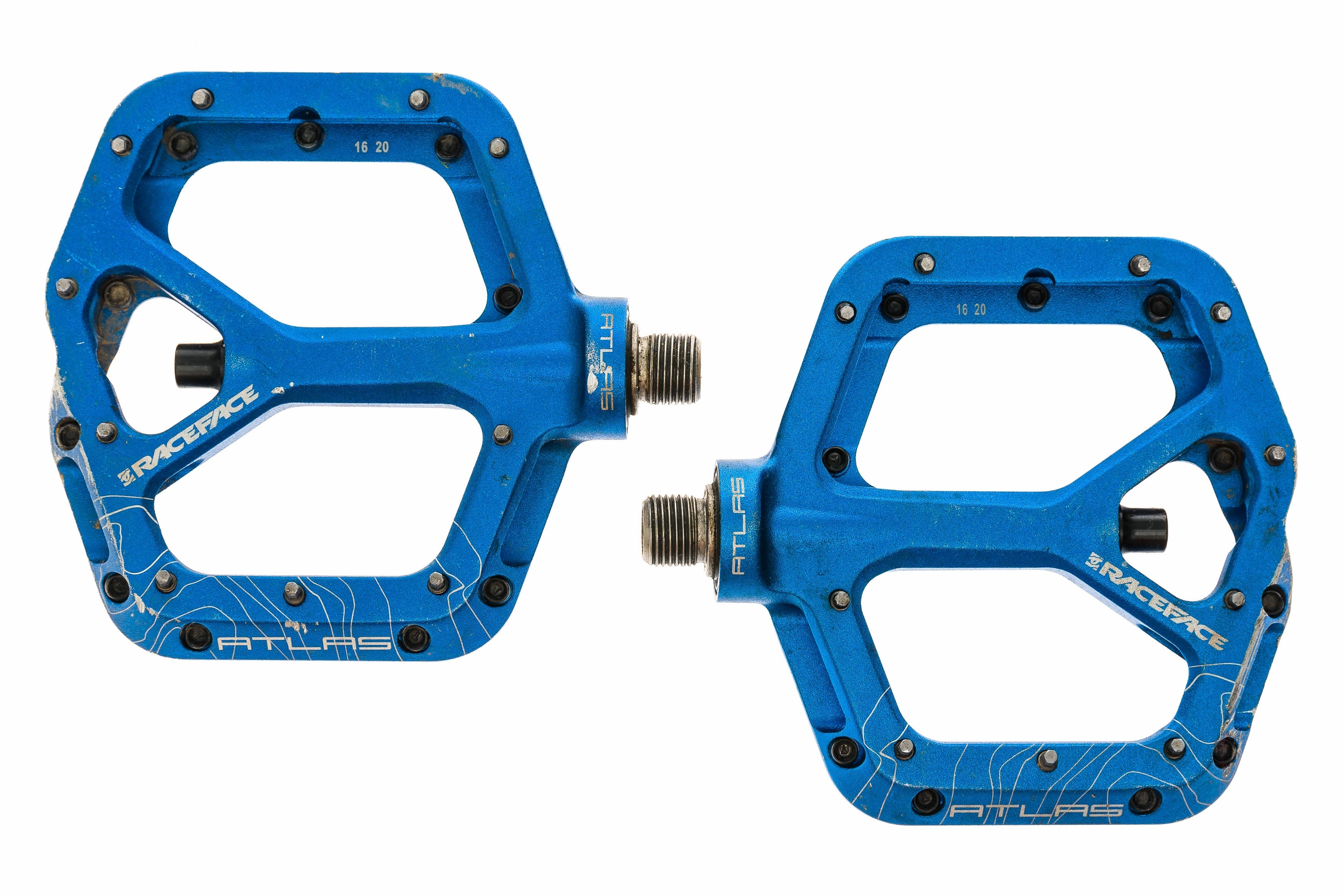 Race Face Atlas Pedals Platform Blue
