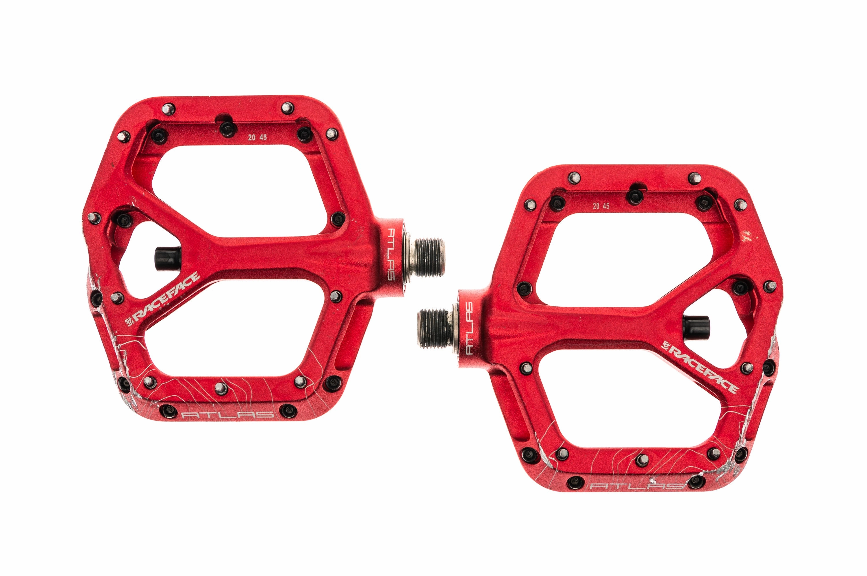 Race Face Atlas Pedals Platform Red
