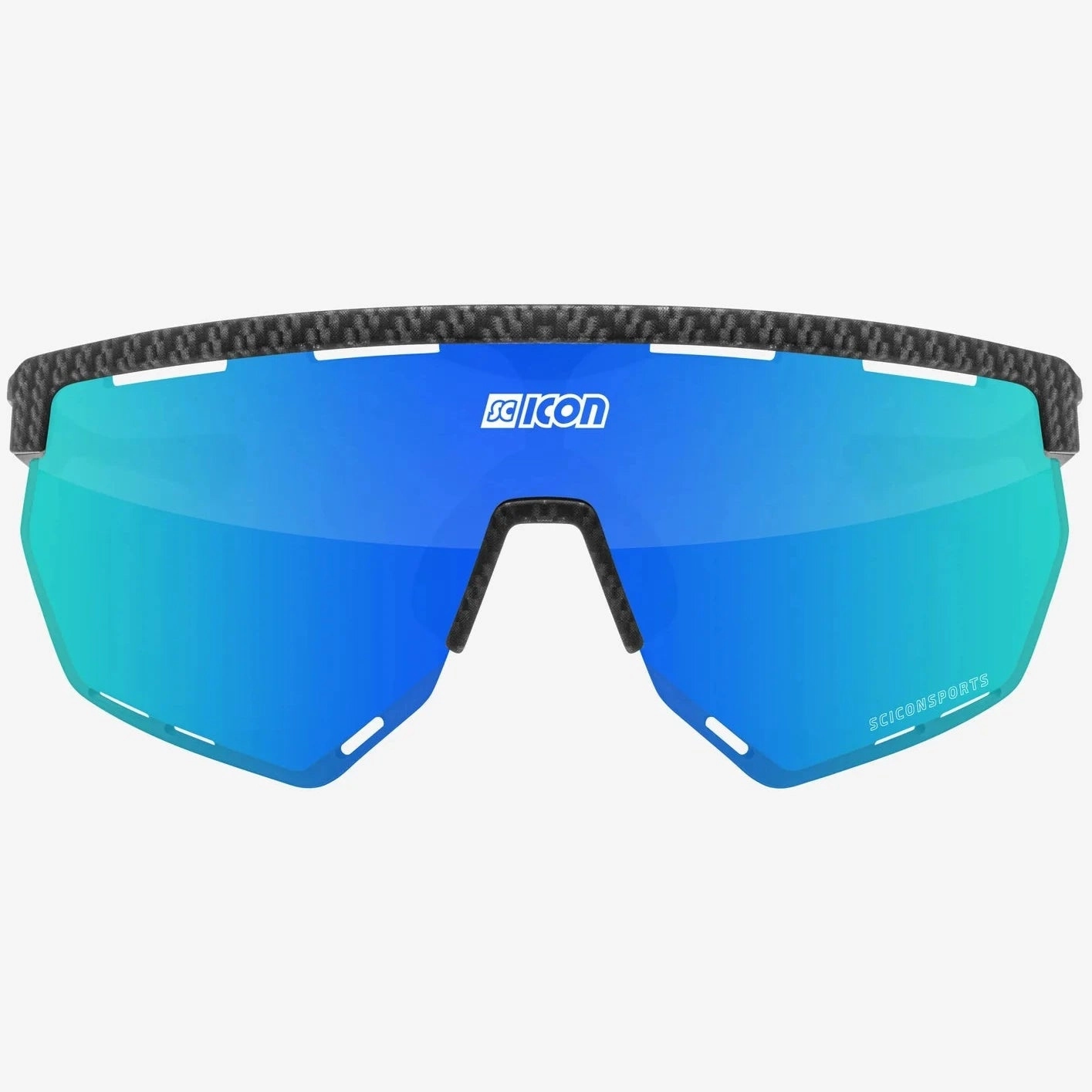 Scicon Aerowing sunglasses - Matt carbon multimirror blue