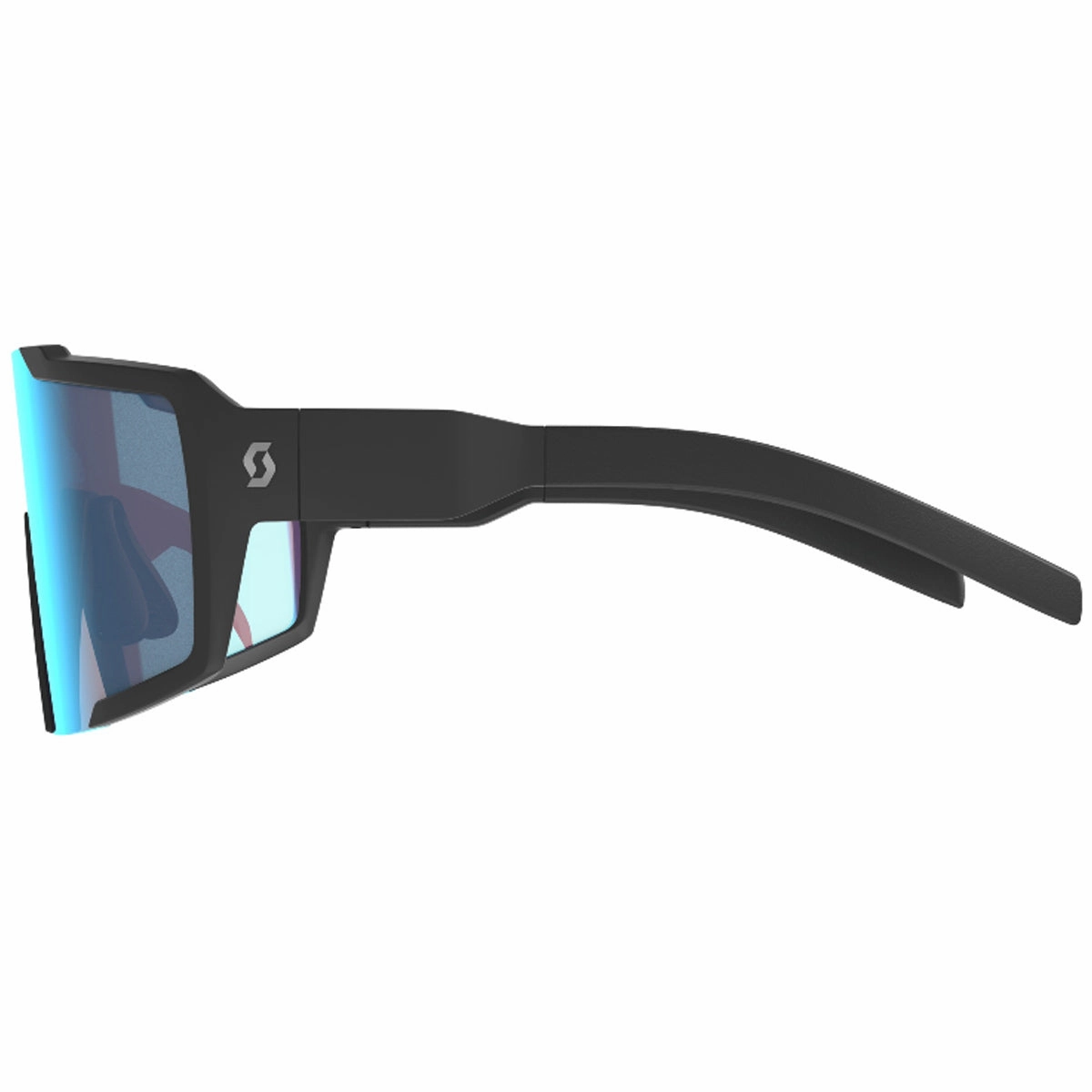 Scott Shield sunglasses - Black blue chrome