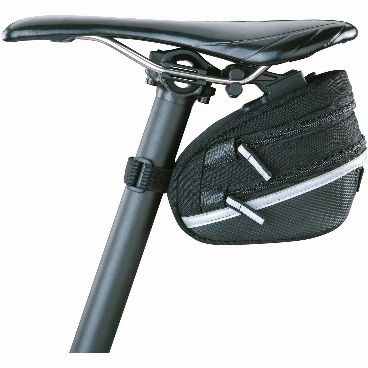 Topeak Wedge Pack II Seat Bag with F25 Fixer and Rain Cover, Small