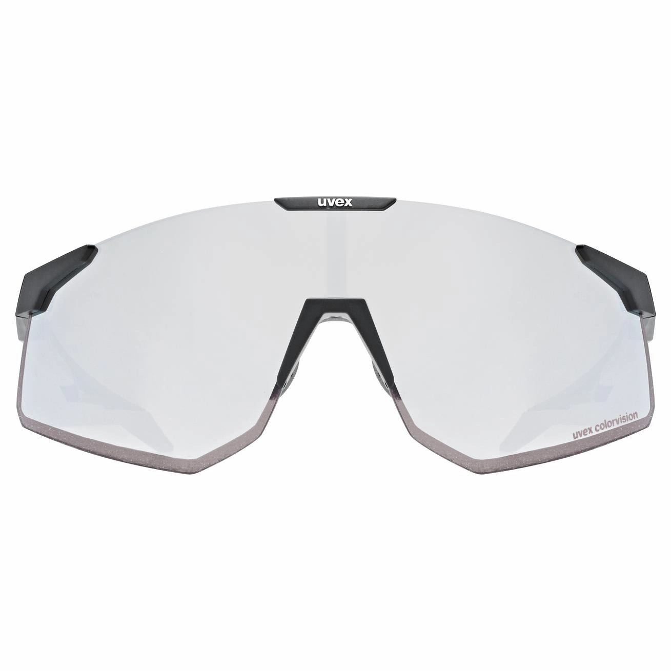 Uvex Pace Perform CV glasses - Black Matt Serious Silver