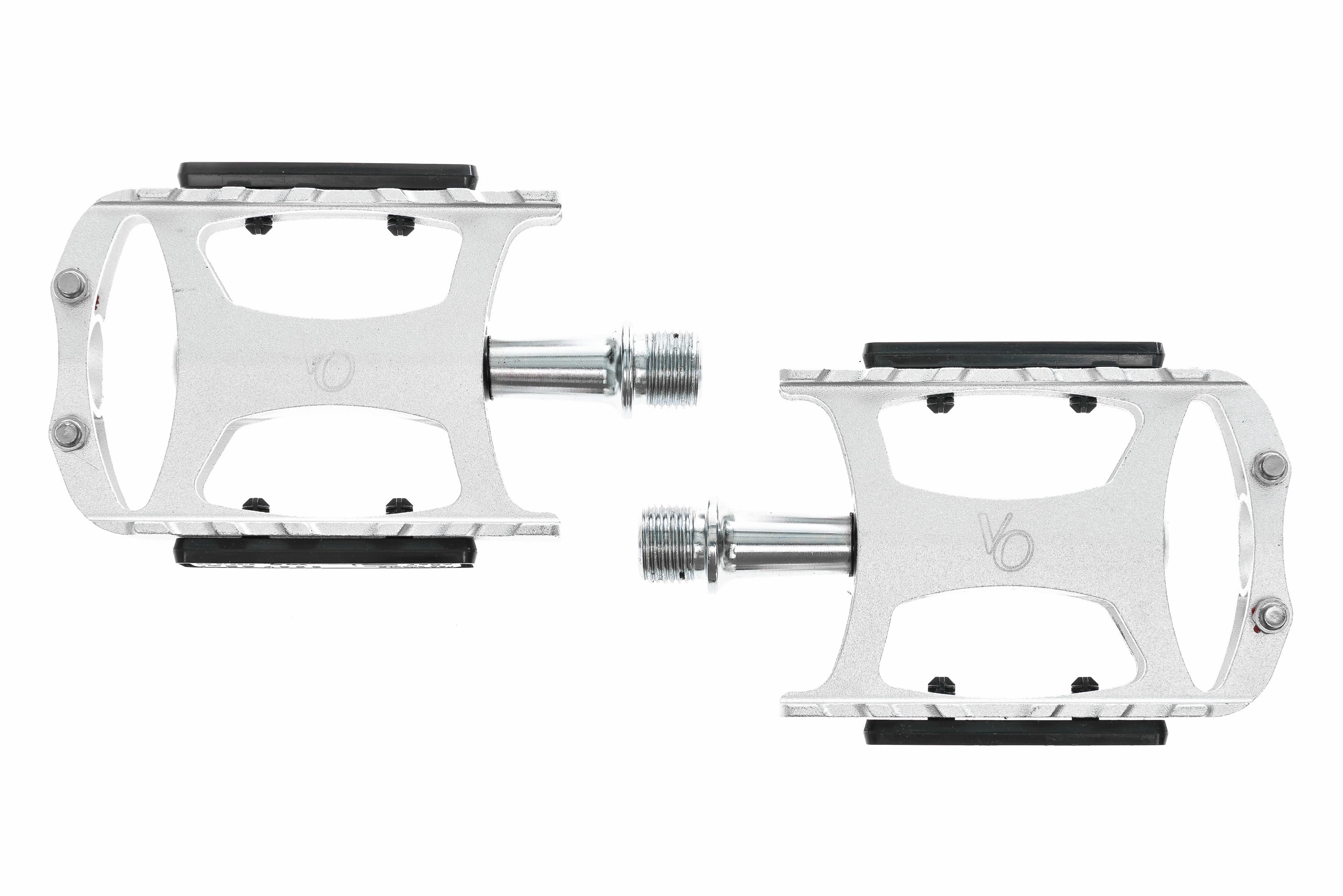Velo Orange Touring Pedals Flat Platform Silver